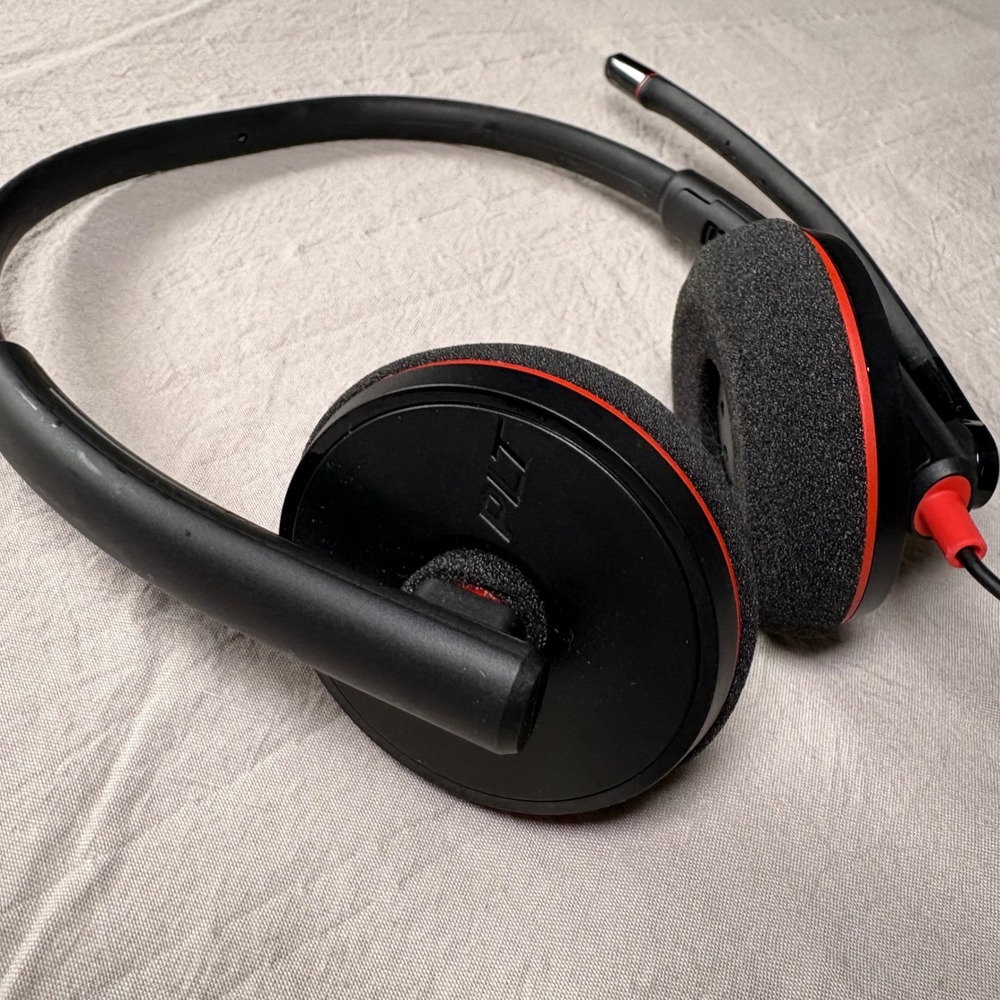 Plantronics Blackwire C3210 Wired Monaural Headset USB-A Black‎ Noise Canceling